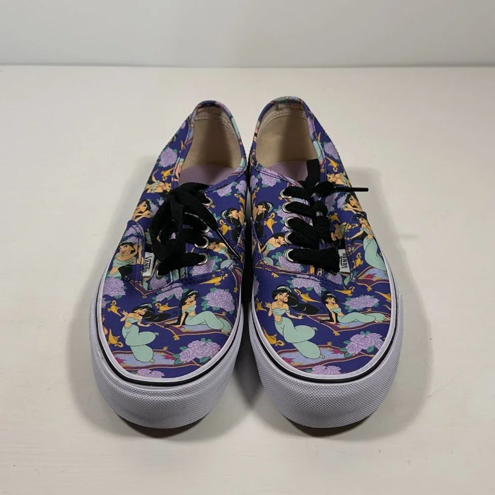 Vans Disney Aladdin Jasmin Print Sneakers Women Size 8.5 / New - Picture 4 of 9